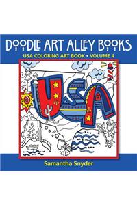 USA Coloring Art Book