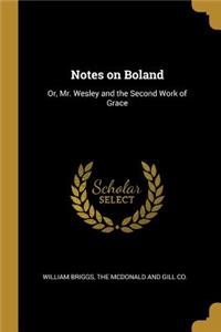 Notes on Boland