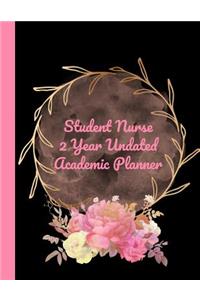 Student Nurse 2 Year Undated Academic Planner