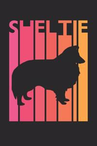 Vintage Sheltie Notebook - Gift for Sheltie Lovers - Sheltie Journal
