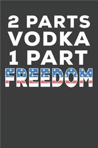 2 Parts Vodka 1 Part Freedom