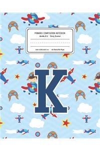 Primary Composition Notebook Grades K-2 Story Journal K