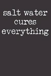 Vacation Beach Salt Water Notebook Journal