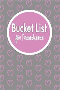 Bucket List für Freundinnen