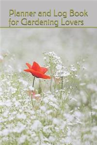 Planner and Log Book for Gardening Lovers