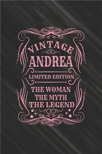 Vintage Andrea Limited Edition the Women the Myth the Legend