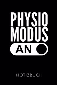Physio Modus an Notizbuch