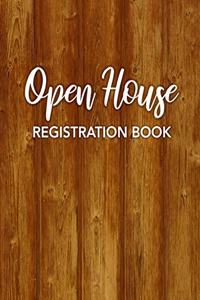 Open House Registration Book
