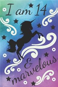 I Am 14 & Marvelous Unicorn Journal