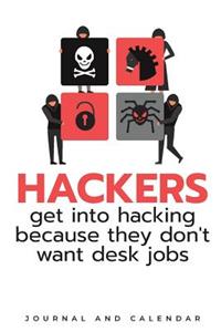 Hackers get into hacking because they don't want desk jobs