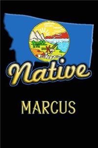 Montana Native Marcus: College Ruled Composition Book