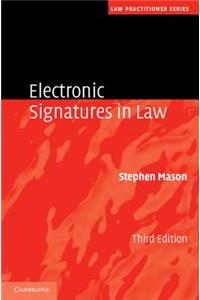 Electronic Signatures in Law