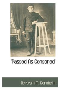 'Passed As Censored'