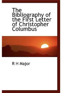 Bibliography of the First Letter of Christopher Columbus