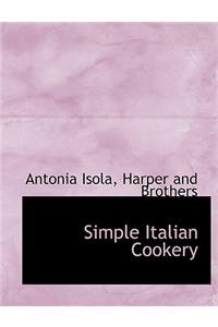 Simple Italian Cookery