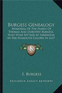Burgess Genealogy