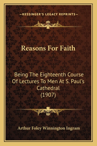 Reasons For Faith