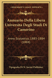 Annuario Della Libera Universita Degli Studi Di Camerino