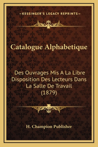 Catalogue Alphabetique