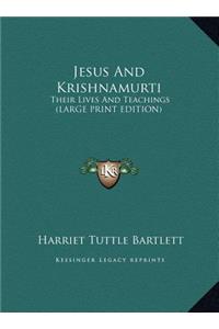 Jesus And Krishnamurti