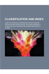 Classification and Index