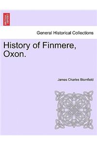 History of Finmere, Oxon.