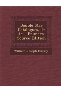 Double Star Catalogues, 1-14