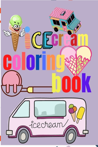 Ice Cream Coloring Book