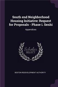 South End Neighborhood Housing Initiative