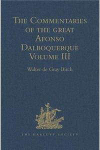 The Commentaries of the Great Afonso Dalboquerque