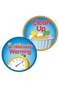 5-Minute Warning/Clean Up Two-Sided Decoration