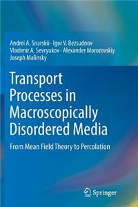 Transport Processes in Macroscopically Disordered Media