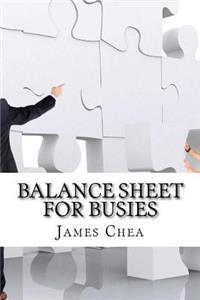 Balance Sheet For Busies