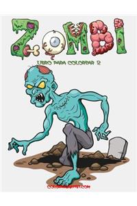 Zombi libro para colorear 2