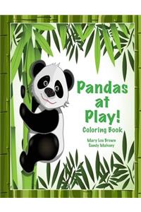 Pandas at Play! Coloring Book