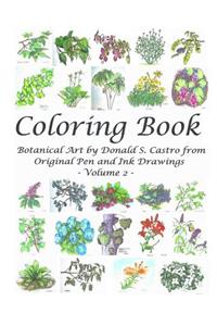 Botanical Art Coloring Book - Volume 2