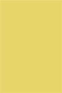 Journal Yellow Rose Color Simple Plain Yellow Rose