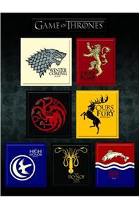 Game of Thrones Magnet Set House Sigils
