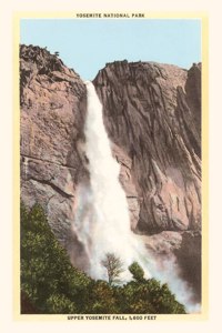Vintage Journal Upper Yosemite Falls, California