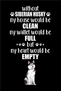 Without Siberian Husky My House Would Be Clean