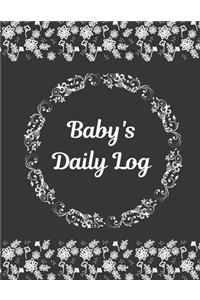 Baby's Daily Log Notebook Tracker for Newborn and Toddler