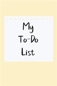 My To Do List