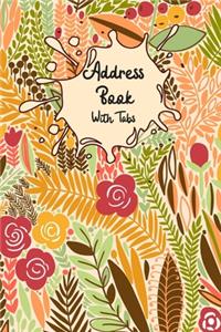Address Book with Tabs