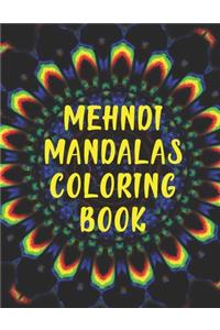 Mehndi Mandalas Coloring Book