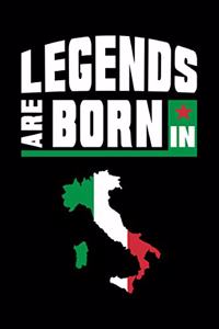 Italien Flaggen Notizbuch