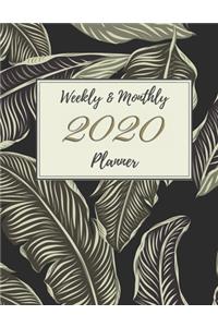 2020 Weekly & Monthly Planner