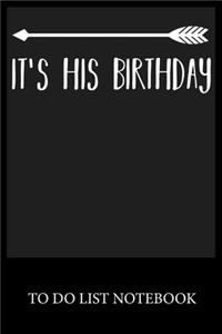 It's His Birthday