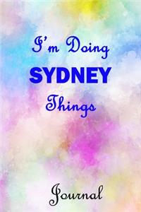 I'm Doing SYDNEY Things Journal