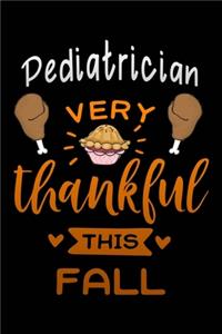 Pediatrician very thankful this fall