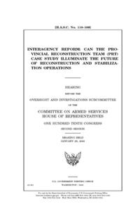 Interagency reform